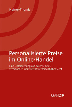 Hafner-Thomic | Personalisierte Preise im Online-Handel | Buch | 978-3-214-25573-2 | sack.de