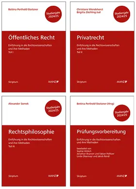 Perthold-Stoitzner / Wendehorst / Zöchling-Jud |  PAKET: Prüfungsvorbereitung + Einführung in die Rechtswissenschaften und ihre Methoden: Tl. I + Tl. II + Tl. III | Buch |  Sack Fachmedien