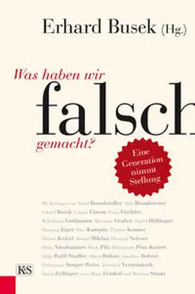 Busek |  Was haben wir falsch gemacht? | Buch |  Sack Fachmedien