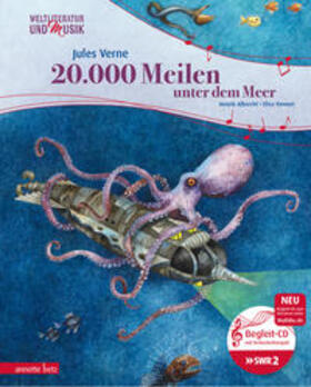 Verne / Albrecht |  20.000 Meilen unter dem Meer (Weltliteratur und Musik mit CD) | Buch |  Sack Fachmedien