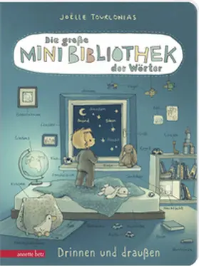 Tourlonias |  Die große Mini-Bibliothek der Wörter - Drinnen und draußen: Pappbilderbuch für Kinder ab 24 Monaten (Die Mini-Bibliothek der Wörter) | Buch |  Sack Fachmedien