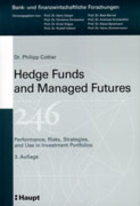 Cottier |  Hedge Funds and Managed Futures | Buch |  Sack Fachmedien