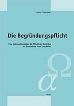 Kneubühler |  Die Begründungspflicht | Buch |  Sack Fachmedien