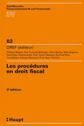 OREF |  Les procédures en droit fiscal | Buch |  Sack Fachmedien