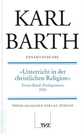 Barth / Reiffen |  Karl Barth Gesamtausgabe | Buch |  Sack Fachmedien