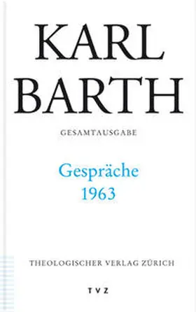 Barth / Busch |  Karl Barth Gesamtausgabe | Buch |  Sack Fachmedien