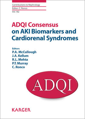 McCullough / Kellum / Mehta |  ADQI Consensus on AKI Biomarkers and Cardiorenal Syndromes | eBook | Sack Fachmedien