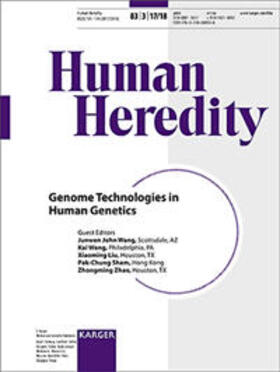 Wang / Liu / Sham |  Genome Technologies in Human Genetics | Buch |  Sack Fachmedien