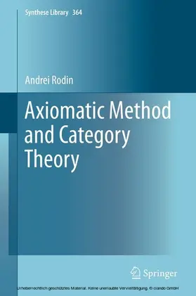 Rodin |  Axiomatic Method and Category Theory | eBook | Sack Fachmedien