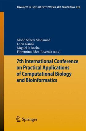 Mohamad / Fdez-Riverola / Nanni |  7th International Conference on Practical Applications of Computational Biology & Bioinformatics | Buch |  Sack Fachmedien