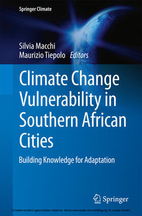 Macchi / Tiepolo |  Climate Change Vulnerability in Southern African Cities | eBook | Sack Fachmedien
