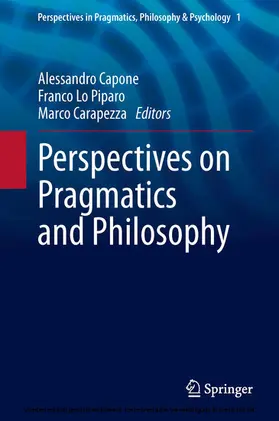 Capone / Lo Piparo / Carapezza |  Perspectives on Pragmatics and Philosophy | eBook | Sack Fachmedien