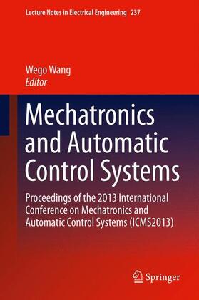 Wang |  Mechatronics and Automatic Control Systems | Buch |  Sack Fachmedien
