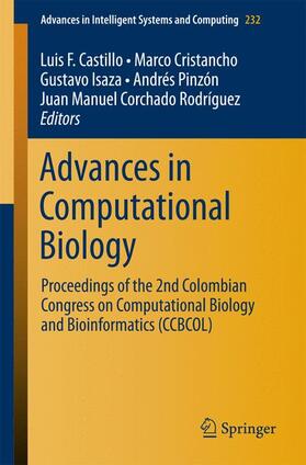 Castillo / Cristancho / Rodríguez |  Advances in Computational Biology | Buch |  Sack Fachmedien