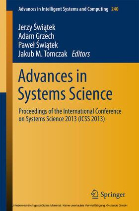 Swiatek / Swi?tek / Grzech |  Advances in Systems Science | eBook | Sack Fachmedien
