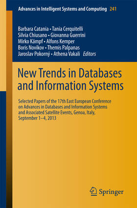 Catania / Cerquitelli / Chiusano |  New Trends in Databases and Information Systems | eBook | Sack Fachmedien