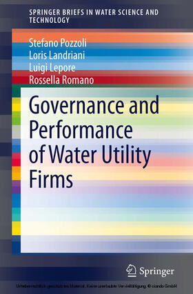 Pozzoli / Landriani / Lepore |  Governance and Performance of Water Utility Firms | eBook | Sack Fachmedien