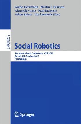 Herrmann / Pearson / Leonards |  Social Robotics | Buch |  Sack Fachmedien