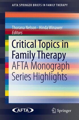 Winawer / Nelson |  Critical Topics in Family Therapy | Buch |  Sack Fachmedien