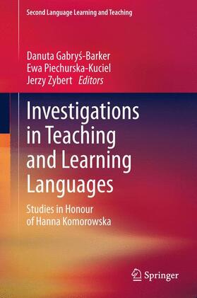 Gabrys-Barker / Gabrys-Barker / Zybert |  Investigations in Teaching and Learning Languages | Buch |  Sack Fachmedien