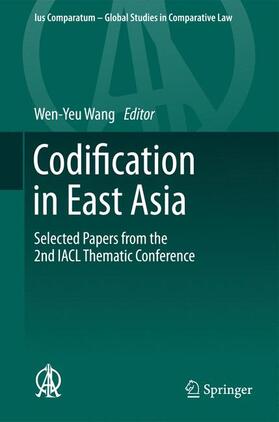 Wang |  Codification in East Asia | Buch |  Sack Fachmedien