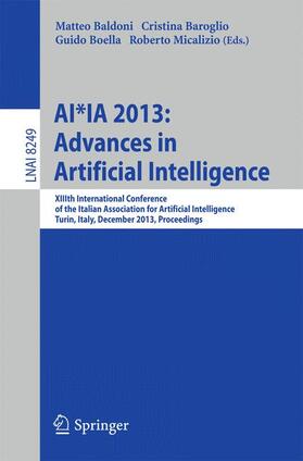 Baldoni / Micalizio / Baroglio |  AI*IA 2013: Advances in Artificial Intelligence | Buch |  Sack Fachmedien