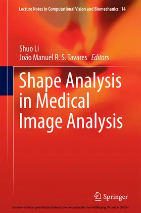 Li / Tavares |  Shape Analysis in Medical Image Analysis | eBook | Sack Fachmedien