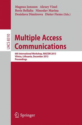 Jonsson / Vinel / Fiems |  Multiple Access Communications | Buch |  Sack Fachmedien