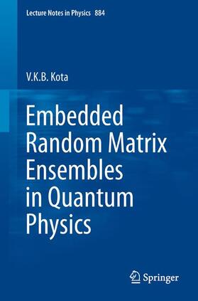 Kota |  Embedded Random Matrix Ensembles in Quantum Physics | Buch |  Sack Fachmedien