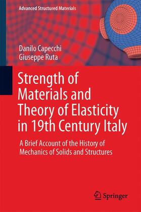 Ruta / Capecchi |  Strength of Materials and Theory of Elasticity in 19th Century Italy | Buch |  Sack Fachmedien