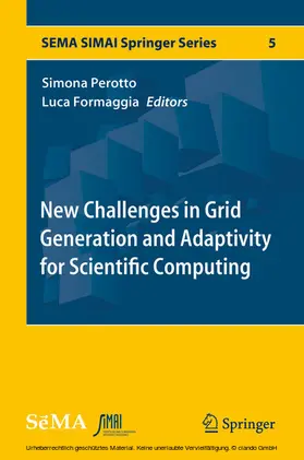 Perotto / Formaggia |  New Challenges in Grid Generation and Adaptivity for Scientific Computing | eBook | Sack Fachmedien