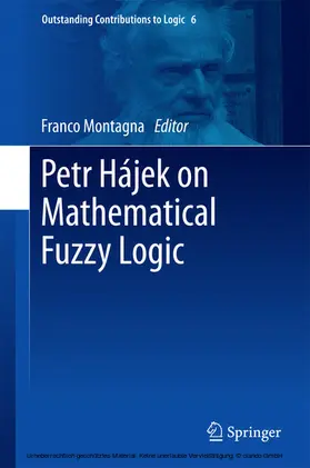 Montagna |  Petr Hájek on Mathematical Fuzzy Logic | eBook | Sack Fachmedien