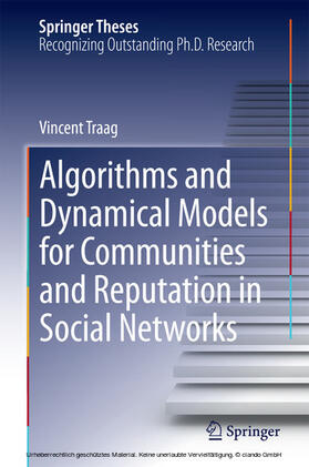 Traag | Algorithms and Dynamical Models for Communities and Reputation in Social Networks | E-Book | sack.de