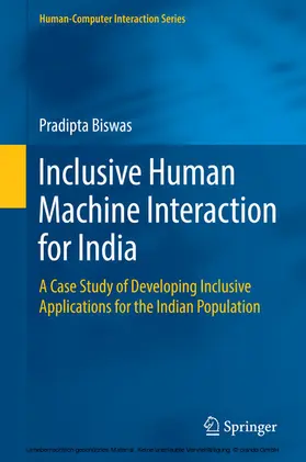 Biswas |  Inclusive Human Machine Interaction for India | eBook | Sack Fachmedien