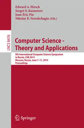 Hirsch / Kuznetsov / Pin |  Computer Science - Theory and Applications | eBook | Sack Fachmedien