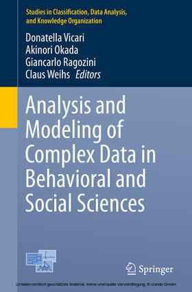 Vicari / Okada / Ragozini |  Analysis and Modeling of Complex Data in Behavioral and Social Sciences | eBook | Sack Fachmedien