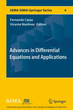 Casas / Martínez |  Advances in Differential Equations and Applications | eBook | Sack Fachmedien