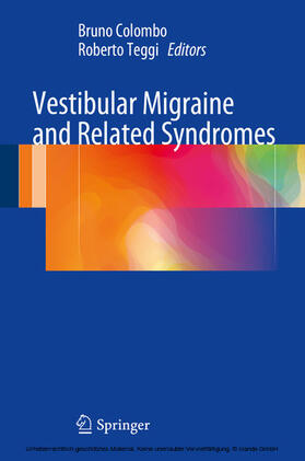 Colombo / Teggi |  Vestibular Migraine and Related Syndromes | eBook | Sack Fachmedien
