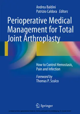 Baldini / Caldora |  Perioperative Medical Management for Total Joint Arthroplasty | eBook | Sack Fachmedien