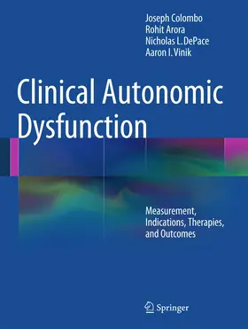 Colombo / Vinik / Arora |  Clinical Autonomic Dysfunction | Buch |  Sack Fachmedien