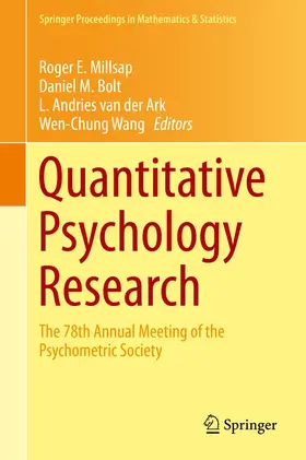 Millsap / Wang / Bolt |  Quantitative Psychology Research | Buch |  Sack Fachmedien