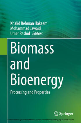 Hakeem / Jawaid / Rashid |  Biomass and Bioenergy | eBook | Sack Fachmedien