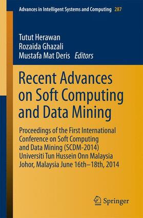 Herawan / Deris / Ghazali |  Recent Advances on Soft Computing and Data Mining | Buch |  Sack Fachmedien