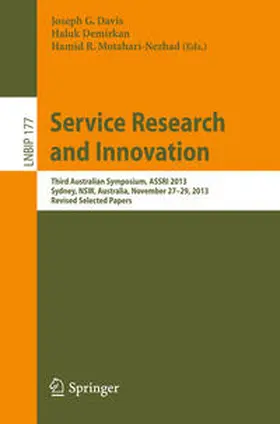 Davis / Demirkan / Motahari-Nezhad |  Service Research and Innovation | eBook | Sack Fachmedien