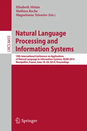 Métais / Roche / Teisseire |  Natural Language Processing and Information Systems | eBook | Sack Fachmedien