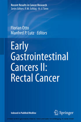Otto / Lutz |  Early Gastrointestinal Cancers II: Rectal Cancer | eBook | Sack Fachmedien