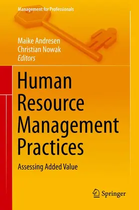 Nowak / Andresen |  Human Resource Management Practices | Buch |  Sack Fachmedien