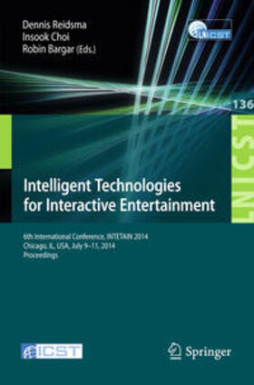 Reidsma |  Intelligent Technologies for Interactive Entertainment | eBook | Sack Fachmedien