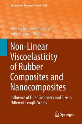 Thomas / Ponnamma |  Non-Linear Viscoelasticity of Rubber Composites and Nanocomposites | Buch |  Sack Fachmedien