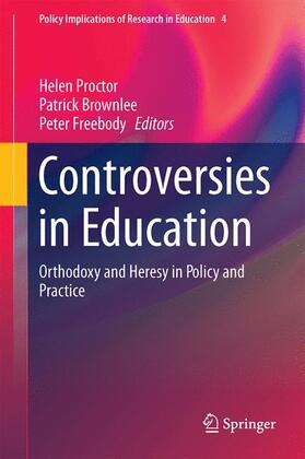 Proctor / Freebody / Brownlee |  Controversies in Education | Buch |  Sack Fachmedien